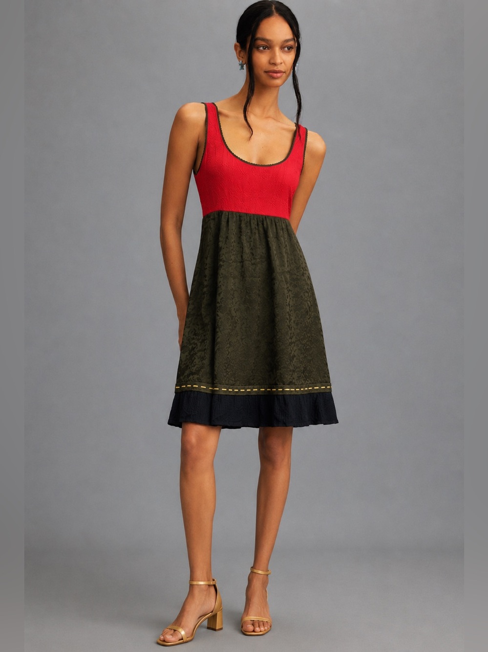 Anthropologie Moulinette Soeurs Sleeveless Silk Dress Size 2 229